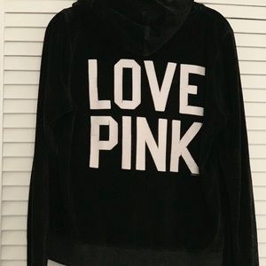 Black PINK zip up sweatshirt